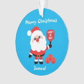Pickleball 🎅 ornament (Vorderseite)