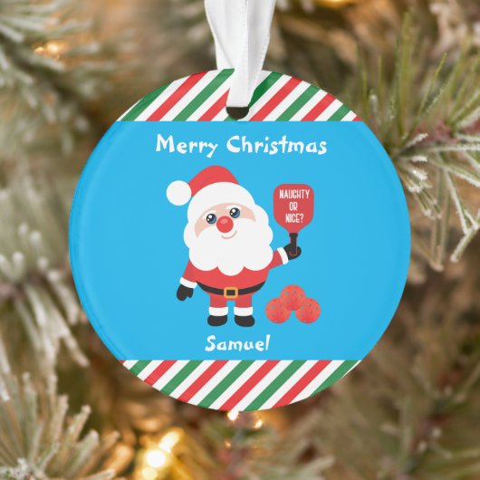 Pickleball 🎅 ornament (Baum)