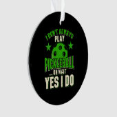 Pickleball Ornament (Vorderseite)