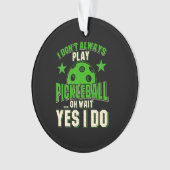 Pickleball Ornament (Vorderseite)