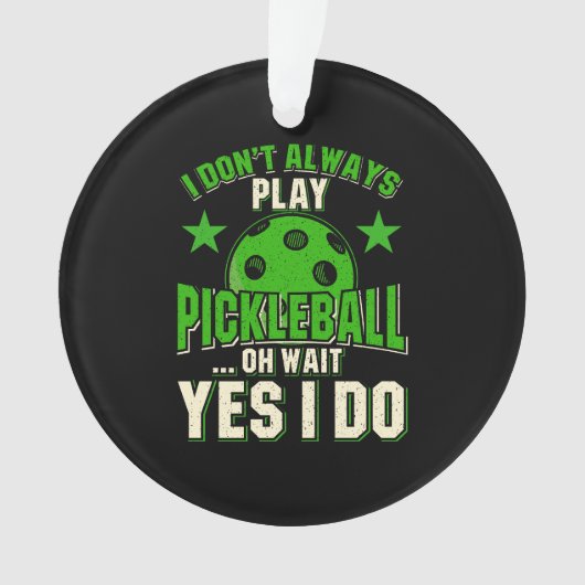 Pickleball Ornament (Vorderseite)
