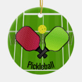 Pickleball Ornament (Vorne)