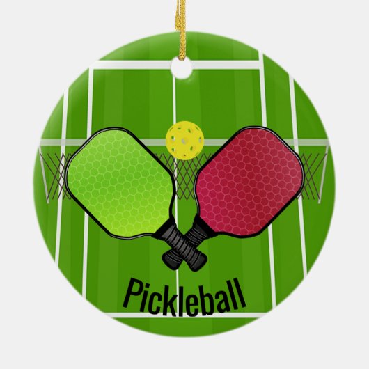 Pickleball Ornament (Hinten)