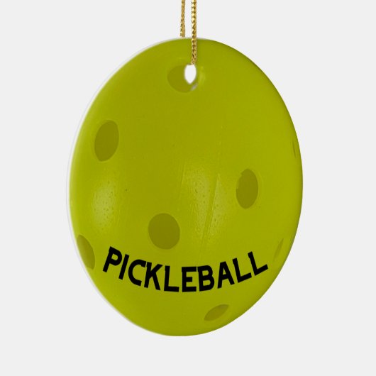 Pickleball Ornament für den Tree (Rechts)