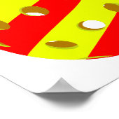 Pickleball-Oster-Ei Poster (Ecke)