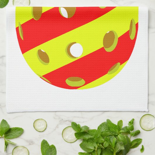 Pickleball Ostereier Geschirrtuch (Gefaltet)