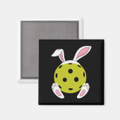 Pickleball Ostereier Jagd Bunny Pickleball Eas Magnet (Vorderseite/Rückseite)