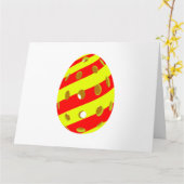 Pickleball Ostereier Karte (Gelbe Blume)