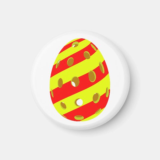 Pickleball Ostereier Magnet (Vorne)