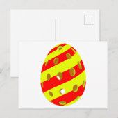 Pickleball Ostereier Postkarte (Vorne/Hinten)