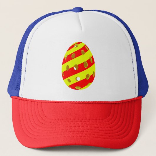 Pickleball Ostereier Truckerkappe (Vorderseite)