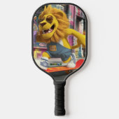 Pickleball-Paddel des echten Leon Marx, auf seinem Pickleball Schläger (Vorderseite)