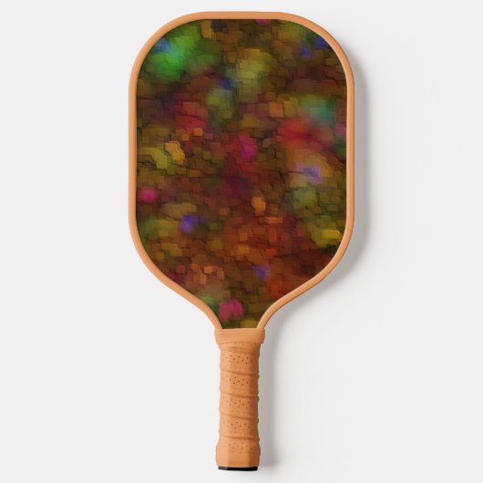 Pickleball-Paddel "Farbkuben abblasen" Pickleball Schläger (Rückseite)