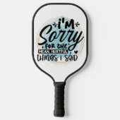 Pickleball Paddle (Rückseite)