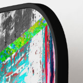 Pickleball Paddle – Abstract Grid (Linke Seite)