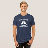 Pickleball Paddle Ball West Palm Beach USA Custom Tri-Blend Shirt (Vorderseite voll)