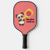 Pickleball Paddle Behalte das Paddel hoch (Rückseite)