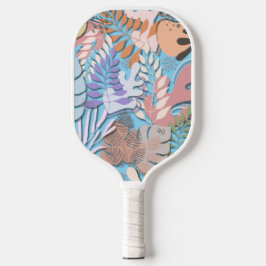 Pickleball Paddle: Bio Blätter (blau/gelb) Schläger