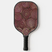 Pickleball Paddle Christmas Crimson Swirls (Rückseite)