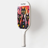 Pickleball Paddle Colorful Hearts Cats Dogs (Links)