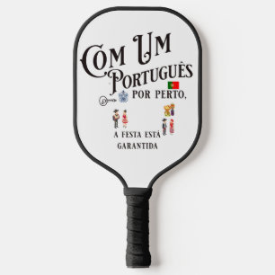 Pickleball Paddle Com um Portugues pperto