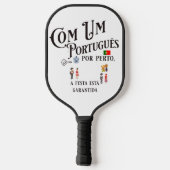 Pickleball Paddle Com um Portugues pperto (Rückseite)