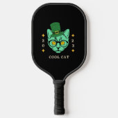 Pickleball Paddle Coole Katze (Vorderseite)