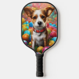 Pickleball Paddle Cover mit Cartoon Puppy
