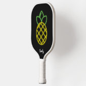 Pickleball Paddle Custom Ananas Neon Black (Links)