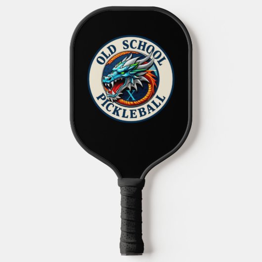 Pickleball Paddle -Dragon X Old School Pickleball (Vorderseite)