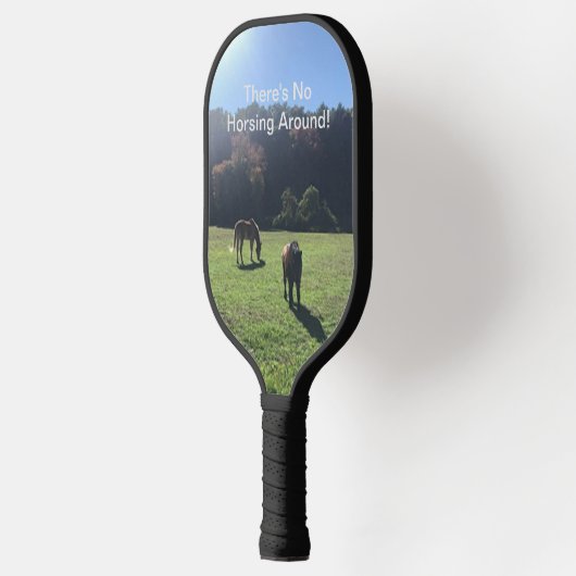 Pickleball Paddle "Es ist kein Pferden da!" (Links)