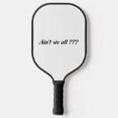 Pickleball Paddle für einen Bruce Fan (Rückseite)