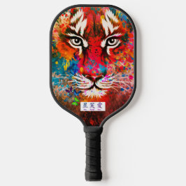 Pickleball Paddle GEDRUCKT TIGER MIT KANJI-SYMBOLS