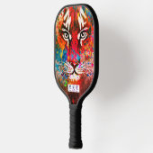 Pickleball Paddle GEDRUCKT TIGER MIT KANJI-SYMBOLS (Links)