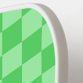 Pickleball Paddle, grüner Karo Pickleball Schläger (Linke Seite)