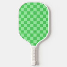 Pickleball Paddle, grüner Karo