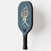 PICKLEBALL PADDLE KANJI LIEBE UND SCHALTFLÄCHE (Links)