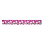 Pickleball Paddle - Magenta Honeycomb Hexagons Satinband (Vorderseite)