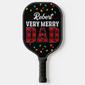 Pickleball Paddle Mama und Vater Weihnachtsgeschen (Vorderseite)