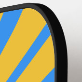 Pickleball Paddle mit der Flagge von Manitou Sprin (Linke Seite)