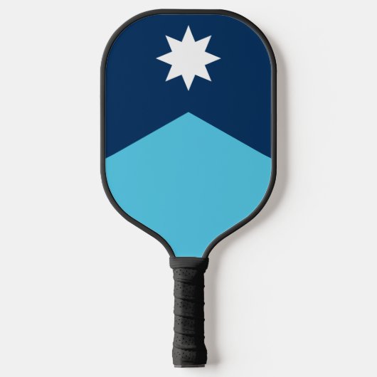 Pickleball Paddle mit der Flagge von Minnesota, US (Vorderseite)