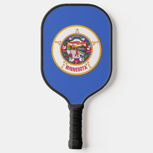 Pickleball Paddle mit der Flagge von Minnesota, US (Rückseite)