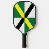 Pickleball Paddle mit der Flagge von Monterey, USA (Rückseite)