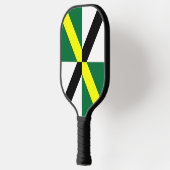 Pickleball Paddle mit der Flagge von Monterey, USA (Links)