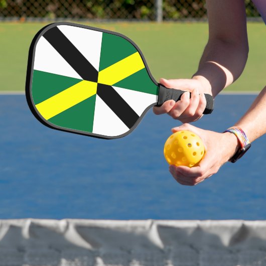Pickleball Paddle mit der Flagge von Monterey, USA (InSitu)