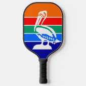 Pickleball Paddle mit der Flagge von St. Petersbur (Vorderseite)