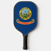 Pickleball Paddle mit Flagge von Idaho (Rückseite)