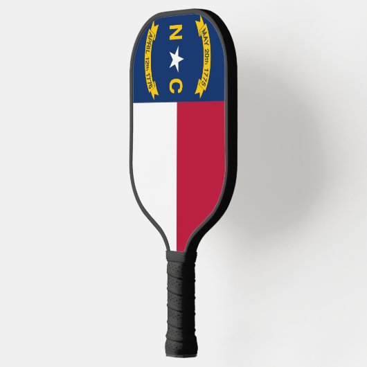 Pickleball Paddle mit Flagge von North Carolina, U (Links)