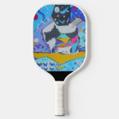 Pickleball Paddle mit Schnauzer (Vorderseite)