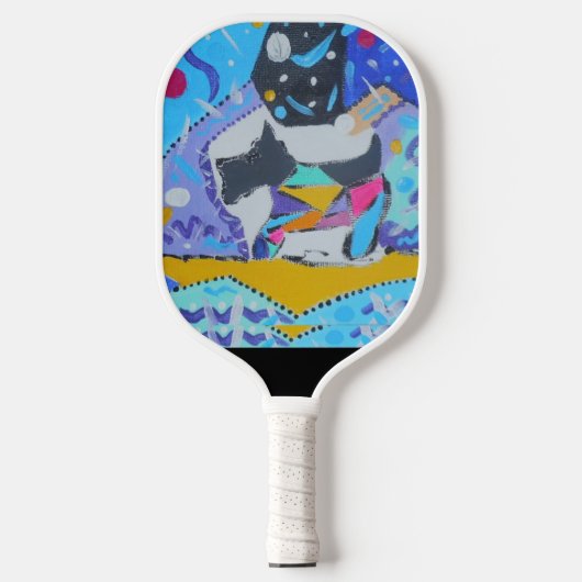 Pickleball Paddle mit Schnauzer (Vorderseite)